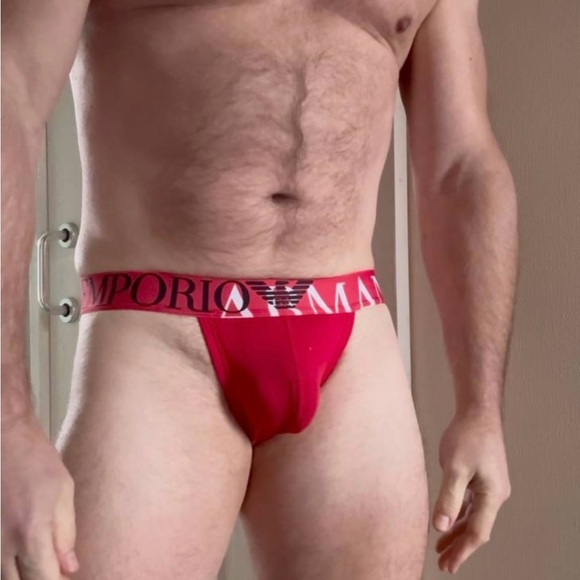 Emporio Armani Other - Emporio Armani Bold Red Men's Jockstrap M